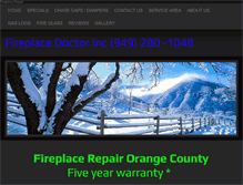 Tablet Screenshot of fireplacedoctorinc.com